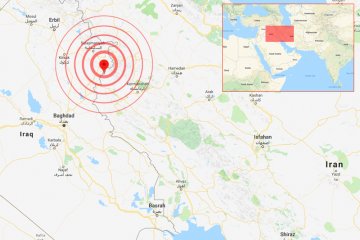 Gempa kembali guncang perbatasan Iran-Irak