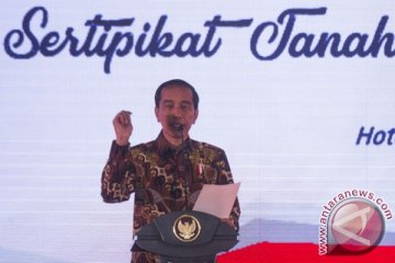 Presiden Jokowi yakin 9 juta sertifikat dibagikan pada 2019