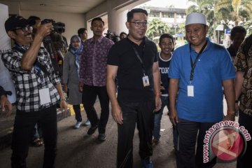 Ridwan Kamil joging jelang tes kesehatan