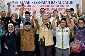 Ganjar dan Sudirman resmi berhadapan di Pilgub Jateng