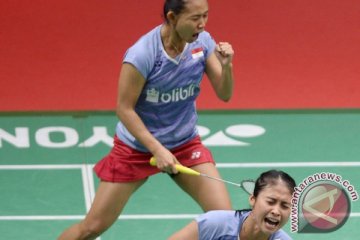 Rizki/Della tumbangkan juara dunia Chen/Jia ketiga kalinya