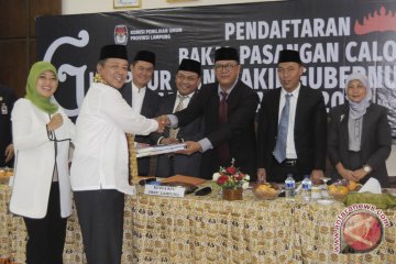Pendaftaran Bakal Calon Gubernur Lampung