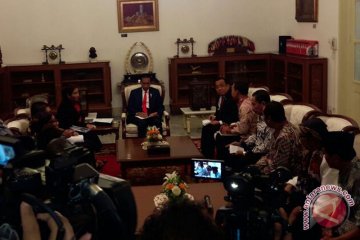 Presiden Jokowi terima nelayan cantrang di Istana Merdeka