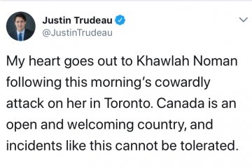 PM Kanada komentari serangan terhadap gadis berhijab di Toronto