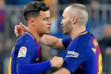 Barcelona bekuk Alaves 2-1 pada debut Coutinho di La Liga