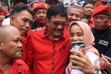 Djarot Hadiri HUT PDIP Di Medan