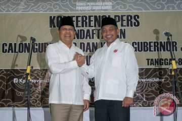 Sudrajat-Syaikhu Daftar Pilgub Jabar