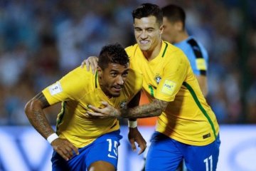Coutinho cetak gol mengejutkan untuk membawa Brazil unggul
