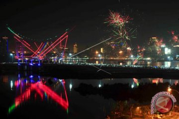 Malam pergantian tahun di Makassar