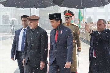 Jokowi jadi imam shalat di masjid Afghanistan