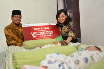 Pelindo 1 kembali salurkan bantuan untuk panti bayi