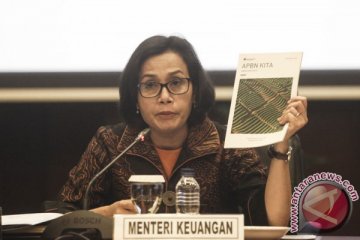 Menkeu Sri Mulyani menyebut defisit anggaran akhir Februari Rp48,9 triliun