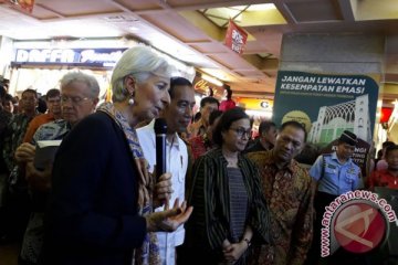 Jokowi minta masukan dari Lagarde soal UMKM