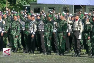 TNI-Polri bersama menjaga pilkada