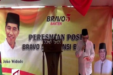 Dibentuk Bravo 5 relawan Jokowi di  Banten