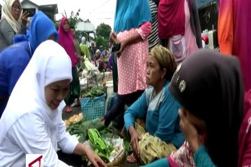 Dua Cagub Jatim sasar pedagang & petani di Malang