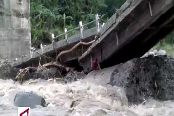 Jembatan penghubung Kabupaten di Pekalongan putus