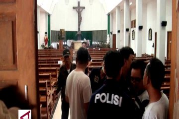 Polda DIY libatkan Densus 88 periksa penyerang gereja di Sleman