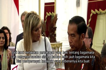 Presiden bahas penyederhanaan izin dengan Ratu Maxima