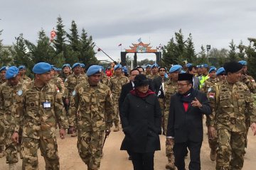 Menlu: Kontingen Garuda UNIFIL terus jaga perdamaian