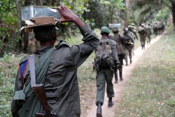 Lebih dari 57.000 orang melarikan diri dari Kongo ke Uganda