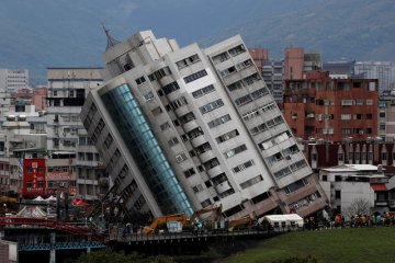 Taiwan akhiri pencarian korban gempa di bangunan apartemen