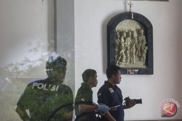 Pasca-Gereja Santa Lidwina, polisi minta masyarakat tak takut