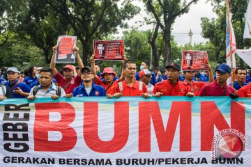 Unjuk rasa buruh BUMN