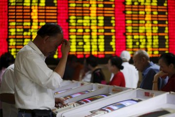 Bursa saham China ditutup bervariasi, setelah turun 4 hari beruntun
