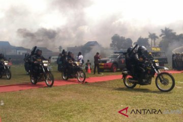 Sabhara Polresta Jambi simulasi pengamanan Pilkada