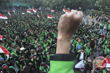 Pengemudi ojek online di Cianjur galang dukungan warga