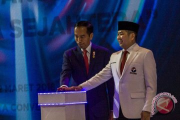 Presiden hadiri rapimnas Perindo