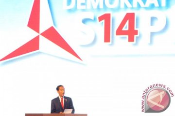 Presiden Jokowi mengaku seorang demokrat