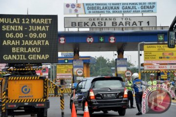 Aturan ganjil-genap tak picu kemacetan di jalur arteri Bekasi
