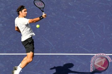Federer hadapi del Potro di final Indian Wells