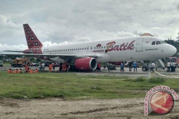 Pesawat Batik Air tergelincir di Manokwari