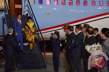 Presiden Jokowi tiba di Selandia Baru