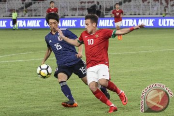 Timnas U-19 Indonesia tertinggal 0-1 dari Jepang babak pertama