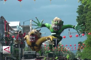 Umat Hindu Yogyakarta Arak Ogoh-Ogoh di Malioboro