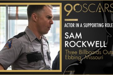 Sam Rockwell raih penghargaan Aktor Pendukung Terbaik Oscar 2018