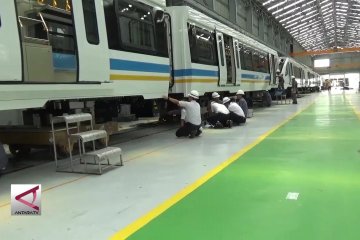 INKA: Pengerjaan fisik LRT Palembang capai 90%