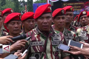 Mayjen TNI Eko Margiyono terima pasukan Kopassus