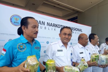 BNN gagalkan penyeludupan 44,7 kilogram sabu di Sumatera