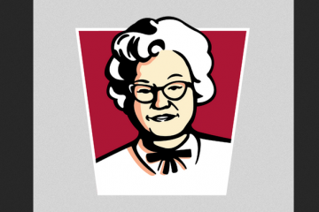 KFC sempat ganti logo dengan wajah istri Colonel Sanders