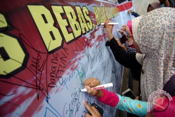 Pemuda Margasari Lampung Timur deklarasi antinarkoba