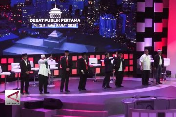 Debat pertama Pilgub Jabar 2018