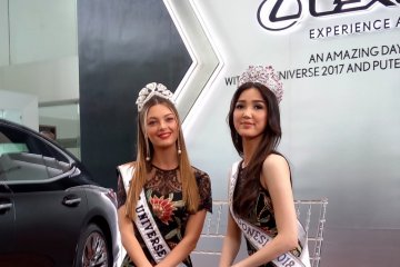 Miss Universe dan Puteri Indonesia sambangi Lexus Gallery