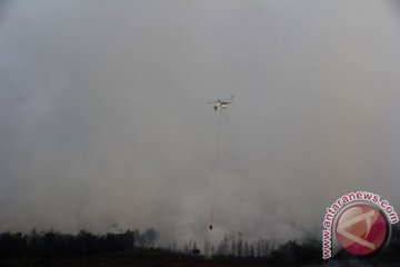 Dua helikopter padamkan karhutla di Riau