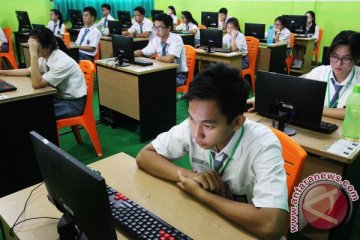 UNBK SMA diwarnai server bermasalah di Pekanbaru