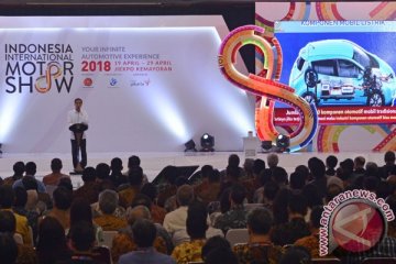 Presiden buka IIMS 2018, ingatkan perkembangan industri 4.0